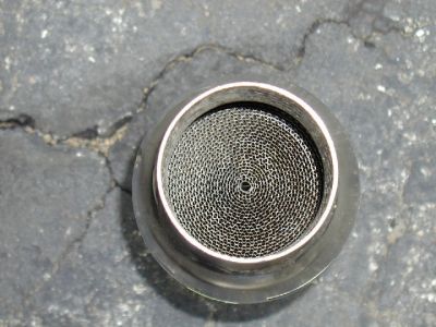 Internal View of Random Technology Cat Converter
This shows what the inside of this converter looks like.  It is a metal matrix style converter, instead of the ceramic matrix of the OEM unit.
Keywords: converter catalytic exhaust random