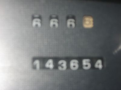 666 on my gauges. CREEPY!!!
Keywords: odometer