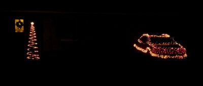 My Christmas Decorating
Sent this out to co-workers with "Merry Christmas" in the subject line.  
It's my SLE decked out in the driveway 2012.
