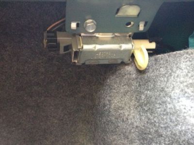 Fuel Door Latch
The emergency over ride fuel door latch allows you to open the fuel door (leave it unlocked) if the electrical system locks it in a closed position. My Body Control Module (one theory) is broken and several electrical functions are offline (interior lights, power door locks, FUEL door lock ?? ) and I needed to use this to over ride the lockout and fuel the car.
Keywords: Fuel Door Lock Lockout gas emergency