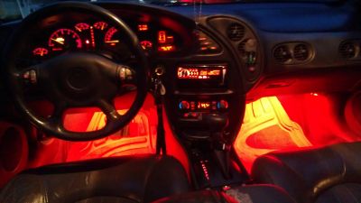New LED's
Installed all the LED strips I ordered finally! 2 12" strips under front dash - see other photos for trunk / back seat LED's
Keywords: 2000 Pontiac Bonneville SSEI Supercharged Interior Inside Red LED's LED Pioneer Head Unit Leather