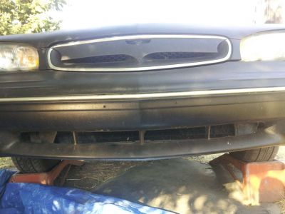 Bumper grille before
You can see on the radiator where some road debris hit it a bit
