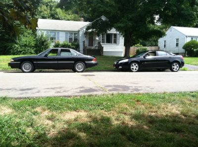 Our Pontiacs
My 1993 Bonneville SLE, Dad's 2007 G6
